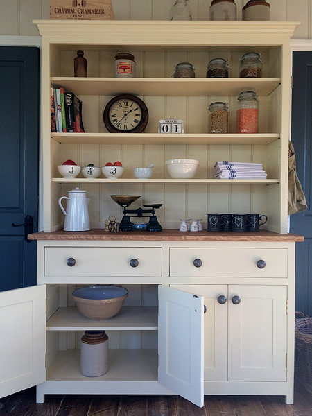 large kitchen dresser with storage cupboard &amp; drawers