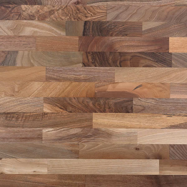 Walnut hardwood kitchen worktop